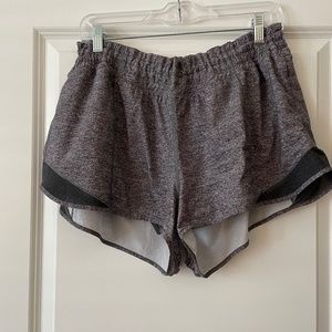 Lulu lemon grey hotty hot shorts